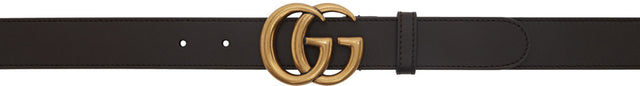 Gucci Brown GG Marmont Belt - Gucci Brown GG Marmont Ceinture - 구찌 브라운 GG Marmont Belt.