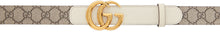 Gucci Brown GG Supreme Marmont Belt - Gucci Brown GG Supreme Marmont Ceinture - 구찌 브라운 GG Supreme Marmont Belt.