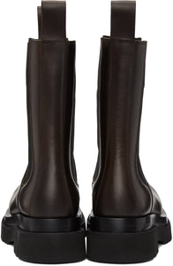 Bottega Veneta Brown Medium 'The Lug' Chelsea Boots