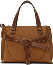 Loewe Brown Mini Gate Top Handle Bag