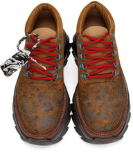 Off-White Brown Nubuck Ridged Sole Derbys