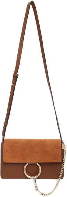 ChloÃ© Brown Small Faye Bag - Chloé Brown Small Faye Sac - ChloÃ © Brown Small Faye Bag.