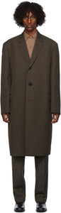 Lemaire Brown Suit Coat - Manteau de costume brun du lemaire - lemaire 갈색 정장 코트