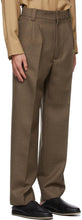 Fear of God Brown Wool Double Pleated Trousers