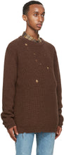 Gucci Brown Wool Oversized Sweater