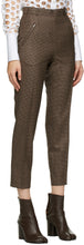 Maison Margiela Brown Wool Pleated Trousers