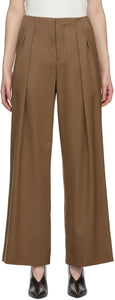 Julia Jentzsch Brown Wool Xander Trousers