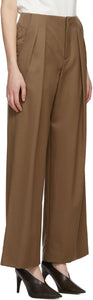 Julia Jentzsch Brown Wool Xander Trousers