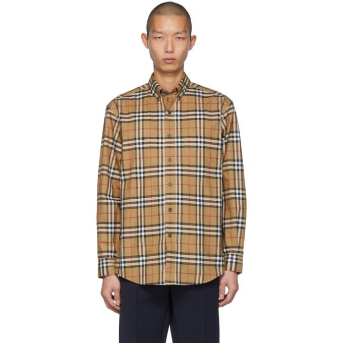 Burberry Beige Check Jameson Shirt