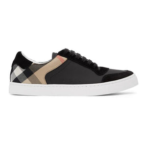 Burberry Black Check Reeth Sneakers