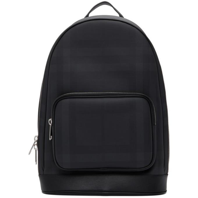 Burberry Black London Check Rocco Backpack