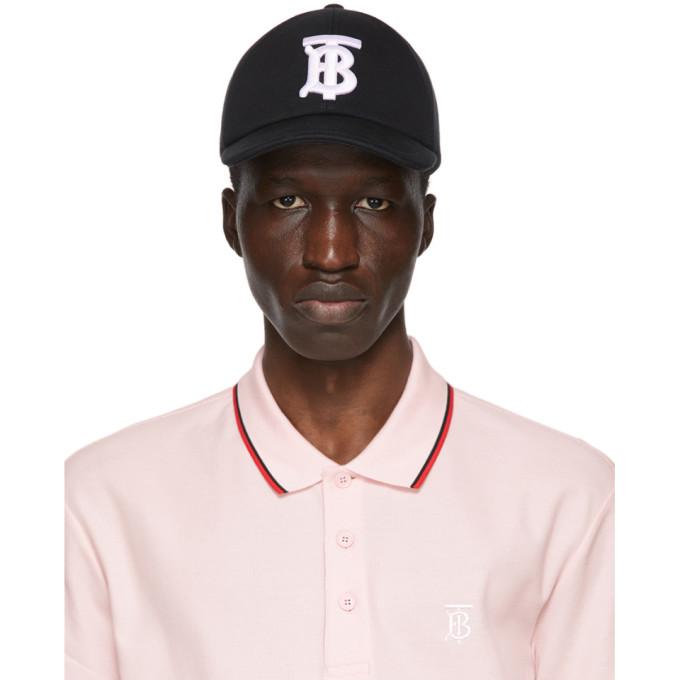 Burberry Black Monogram TB Baseball Cap