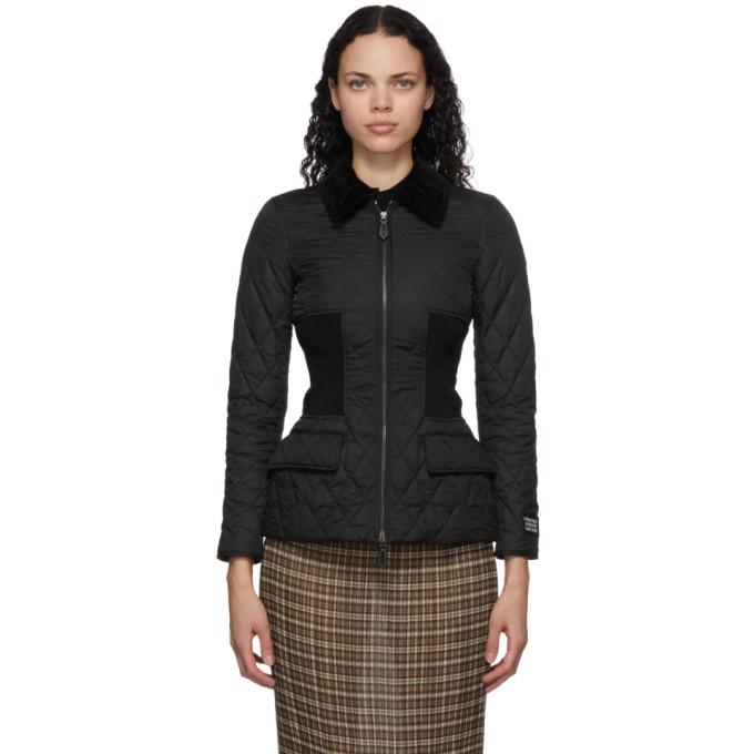 Burberry Black Quilted Pettaugh Jacket