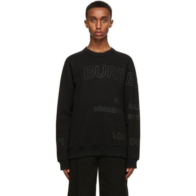 Burberry Black Woodbury Sweatshirt