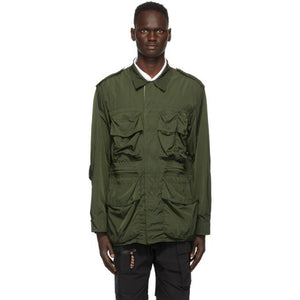 Burberry green cheap jacket