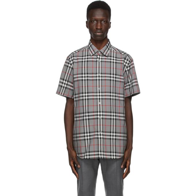 Burberry Grey Check Caxton Shirt