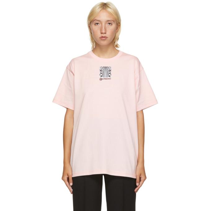 Burberry Pink Carrick Zebra Eyes T-Shirt