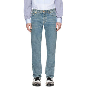 Burberry SSENSE Exclusive Blue Straight Jeans