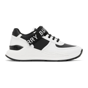 Burberry White and Black Ronnie Sneakers