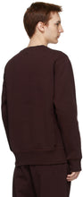 Helmut Lang Burgundy Patch Sweatshirt