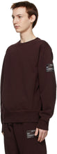 Helmut Lang Burgundy Patch Sweatshirt