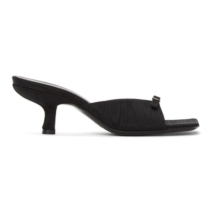 BY FAR Black Erin Kitten Heel