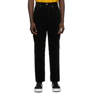 Carhartt Work In Progress Black Corduroy Newel Trousers