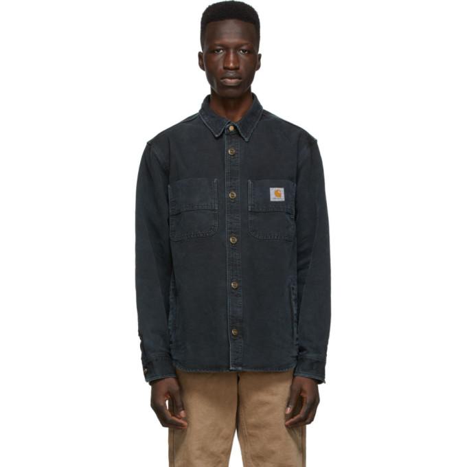 Carhartt Work In Progress Black Glenn Shirt Jacket