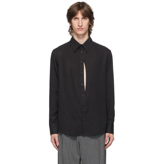 Carlota Barrera Black Lyocell Shirt