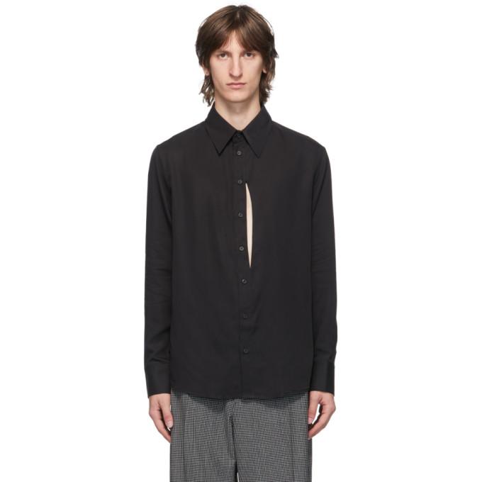 Carlota Barrera Black Lyocell Shirt