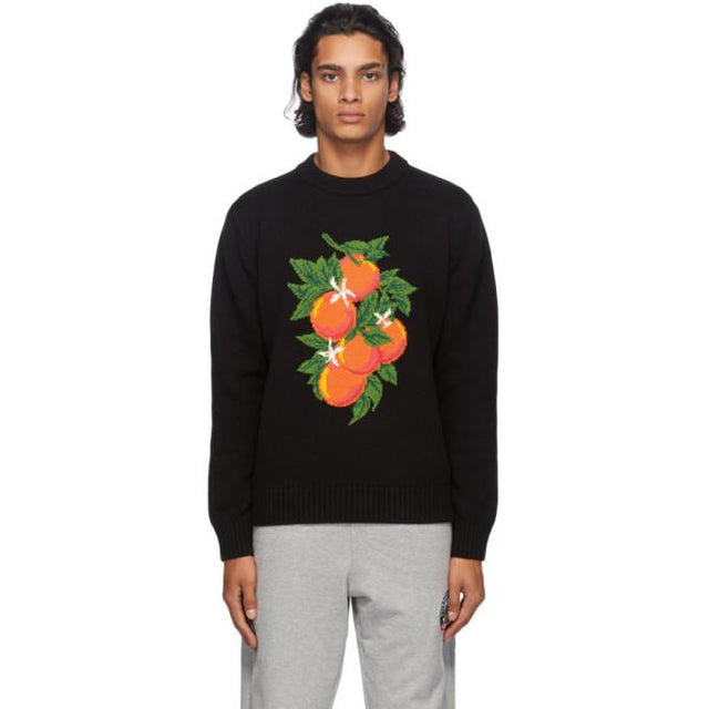 Casablanca Black Fleur De LOranger Sweater