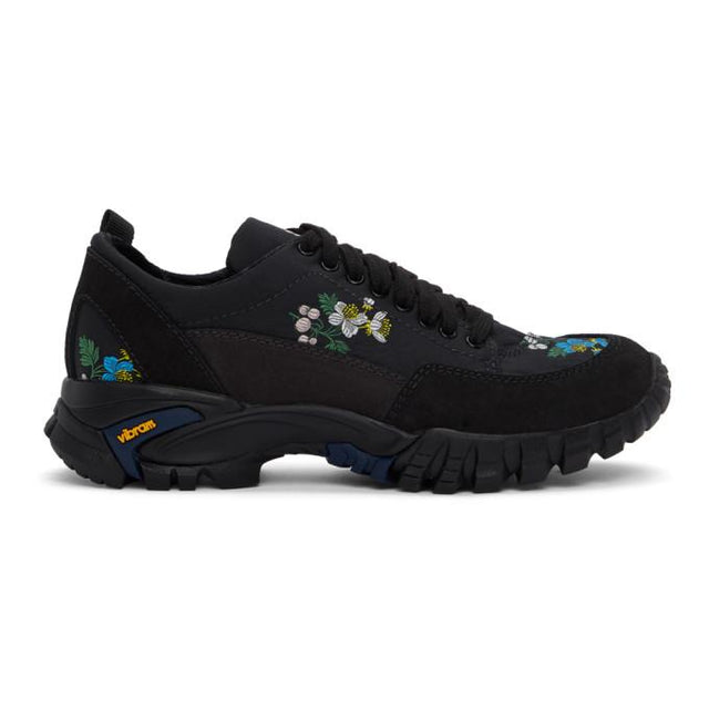 Cecilie Bahnsen Black Diemme Edition Floral Max Sneakers