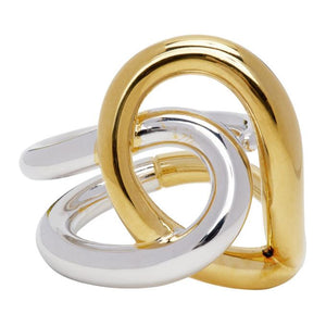 Charlotte Chesnais Gold and Silver Blaue Ring