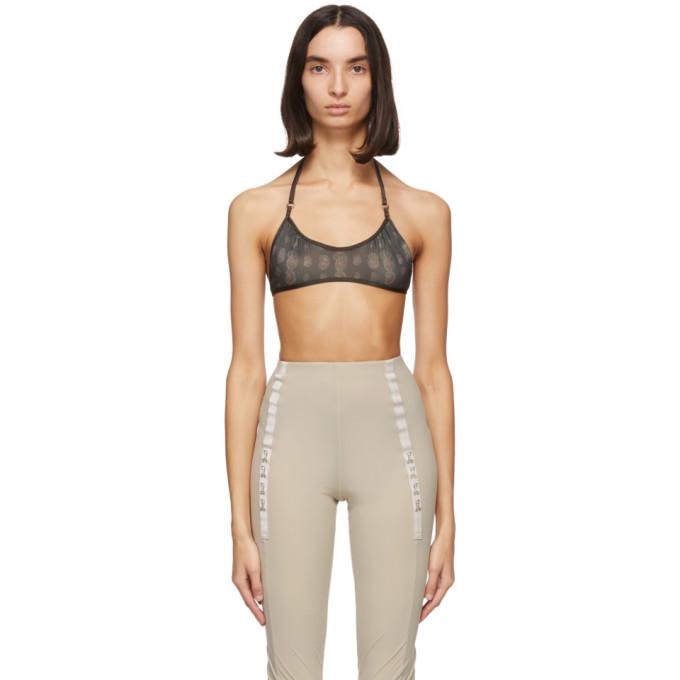 Charlotte Knowles Brown Paisley Scant Bra