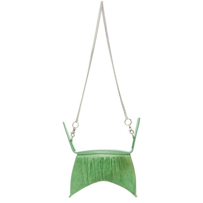 Charlotte Knowles Green Croc Hydra Bag
