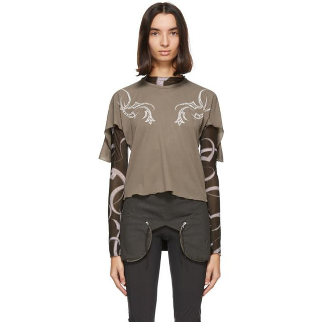 Charlotte Knowles Grey Storm T-Shirt