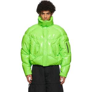 Chen Peng Green Down Puffer Jacket