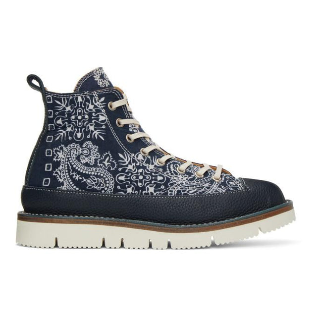 Children of the Discordance Navy Recouture Edition Bandana Boots