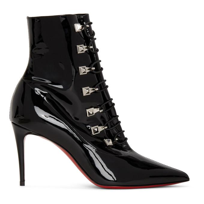 Christian Louboutin Black Patent Frenchissima 2020 Boots