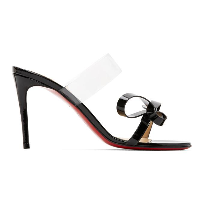 Christian Louboutin Black Patent Just Nodo 85 Heeled Sandals