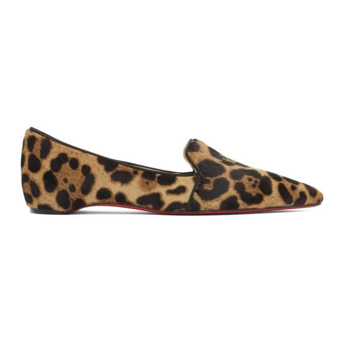Christian Louboutin Brown Pony Kashasha Loafers
