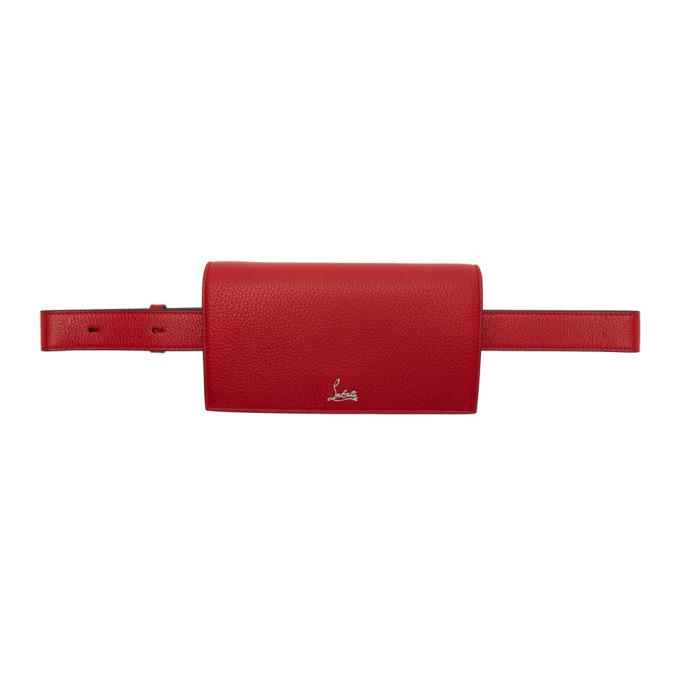 Christian Louboutin Red Boudoir Chain Belt Bag