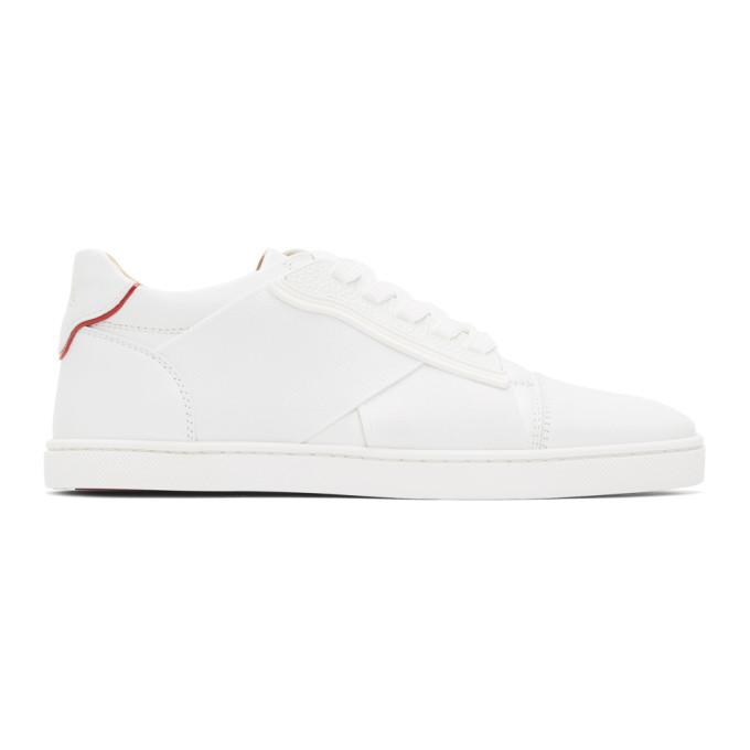 Christian Louboutin White Elastikid Donna Sneakers