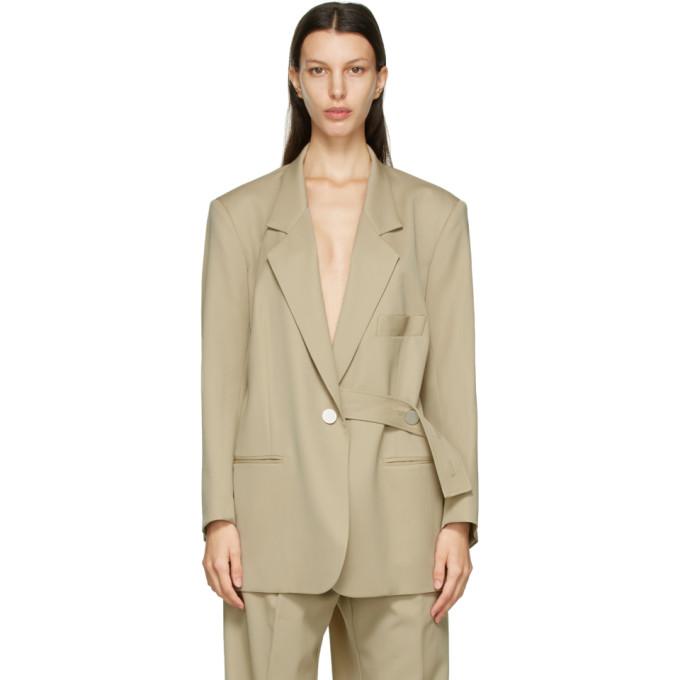 Christopher Esber Beige Boy Scout Blazer