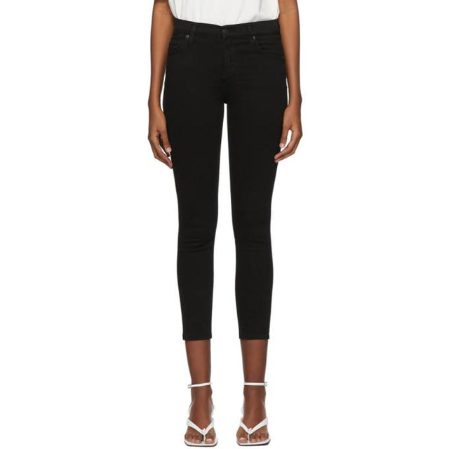 Citizens of Humanity Black Rocket Crop Jeans