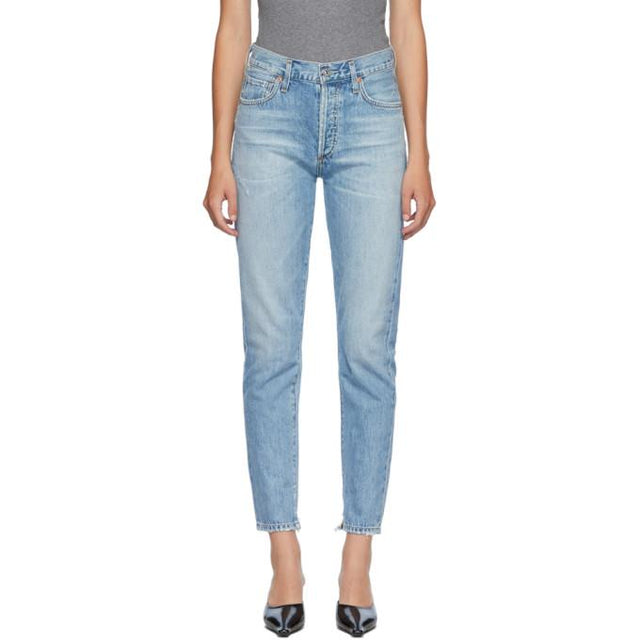 Citizens of Humanity Blue Liya Classic Fit Jeans