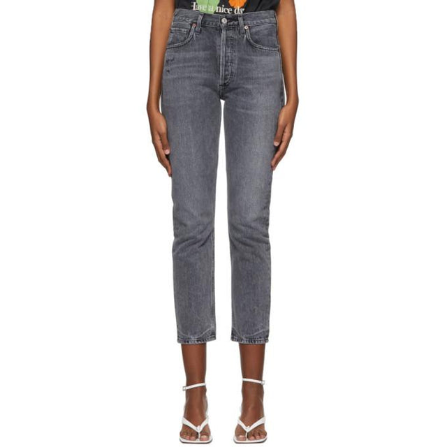 Citizens of Humanity Grey Charlotte High-Rise Jeans
