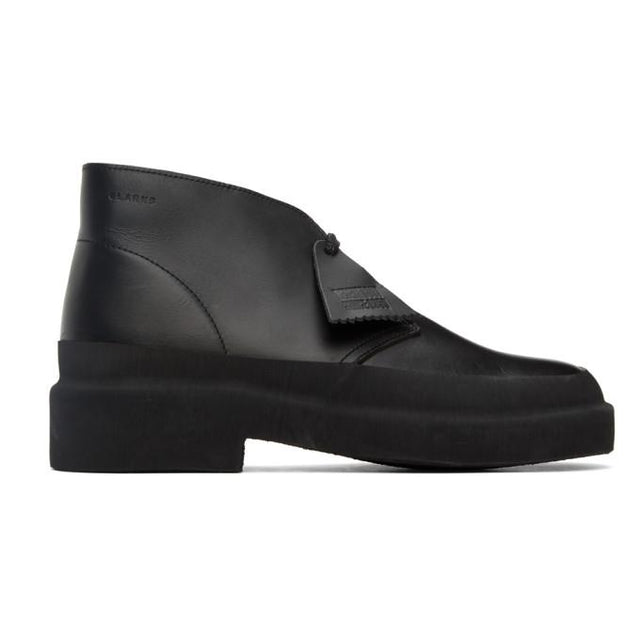Clarks Originals Black Galosh Desert Boots