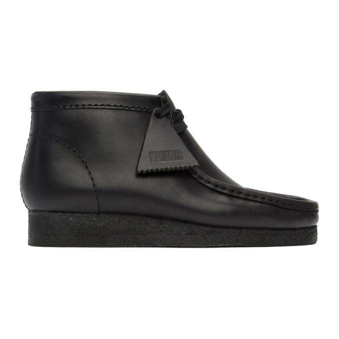 Clarks Originals Black Wallabee Desert Boots