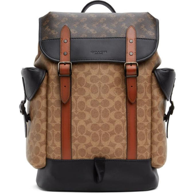 Coach 1941 Tan Horse and Carriage Hitch Backpack